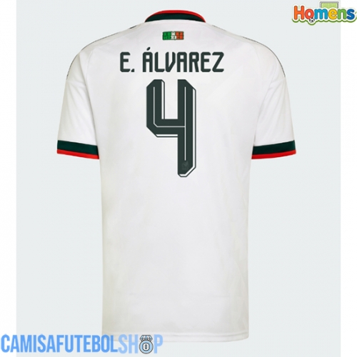 Camisa de time de futebol México Edson Alvarez #4 Replicas 2º Equipamento Mundo 2026 Manga Curta